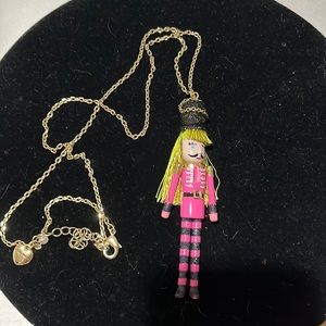Betsey Johnson Toy Soldier Necklace